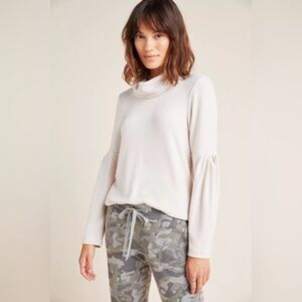 Saturday/Sunday Anthropologie Rachael Cowl Neck Pullover Size Medium